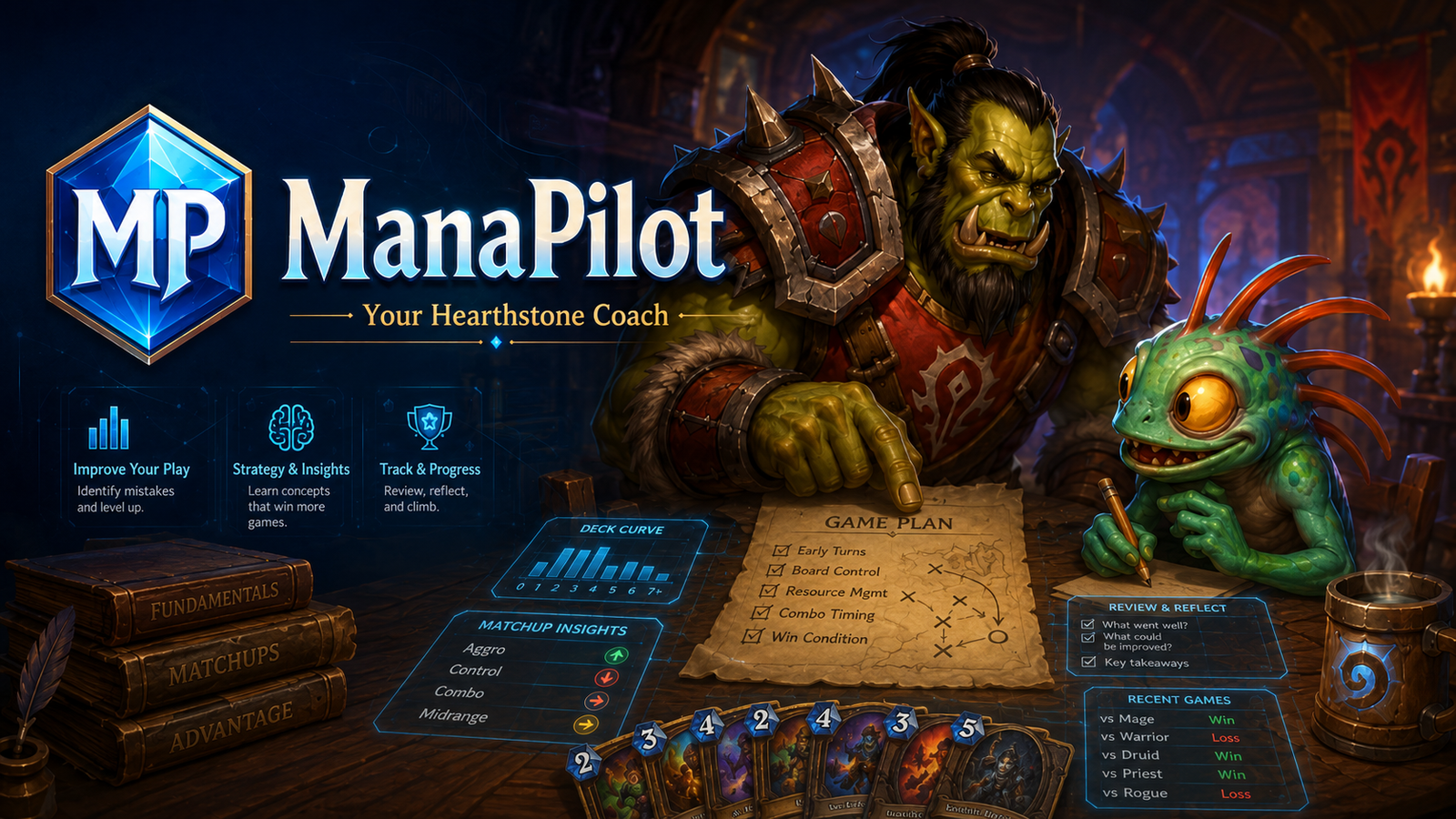 ManaPilot, coach AI per Hearthstone prima, durante e dopo la partita